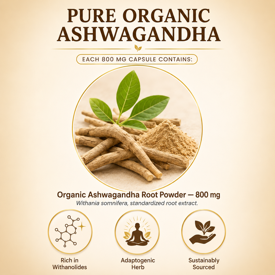 Herb Soul Ashwagandha Capsule packaging and pack sizes