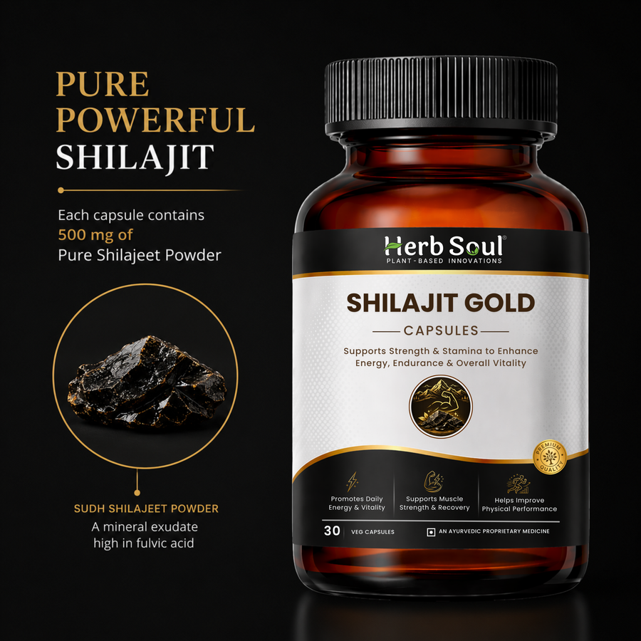 Herb Soul Shilajit Gold Tablet quality and safety certifications