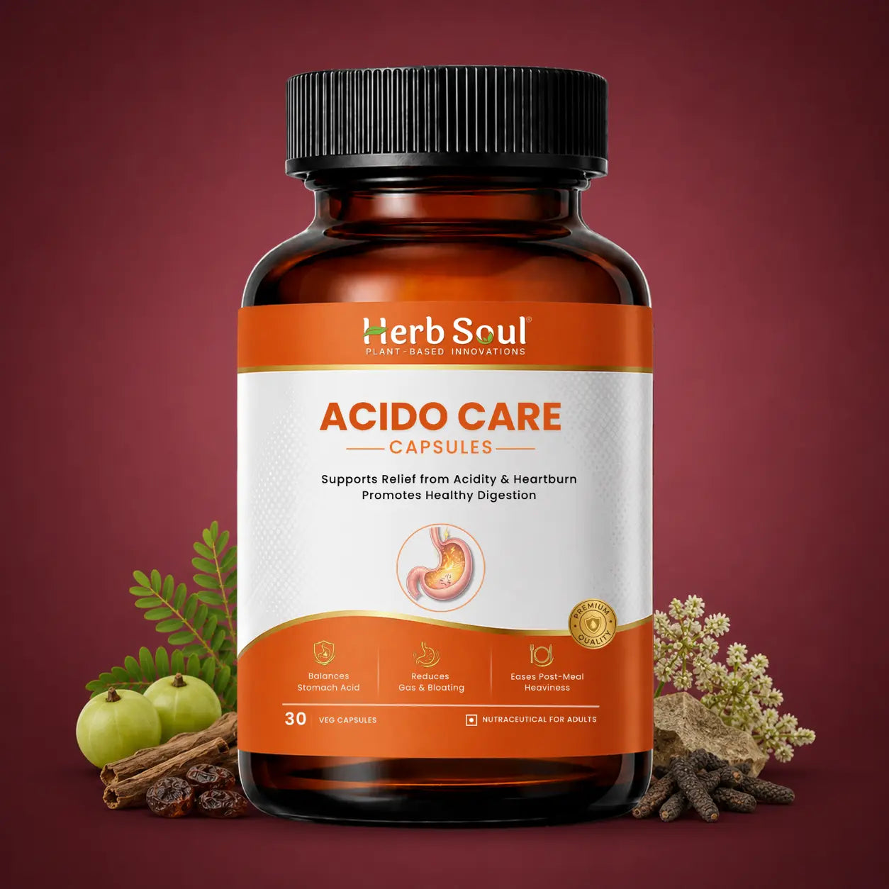 Acido Care Capsule — Natural Relief from Acidity, Heartburn & Indigestion