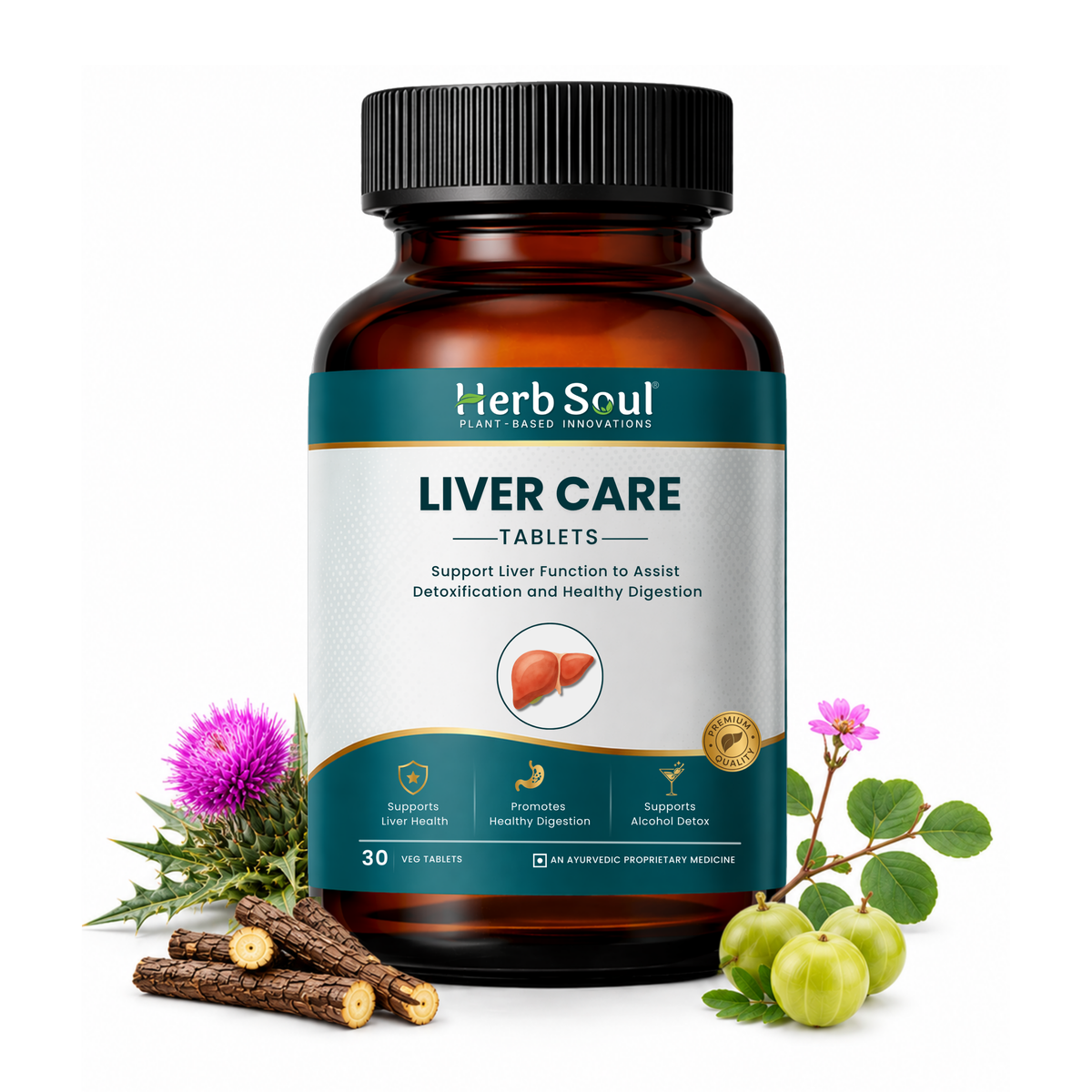 Herb Soul Liver Care Kit - Liver Care Tablet included in the combo