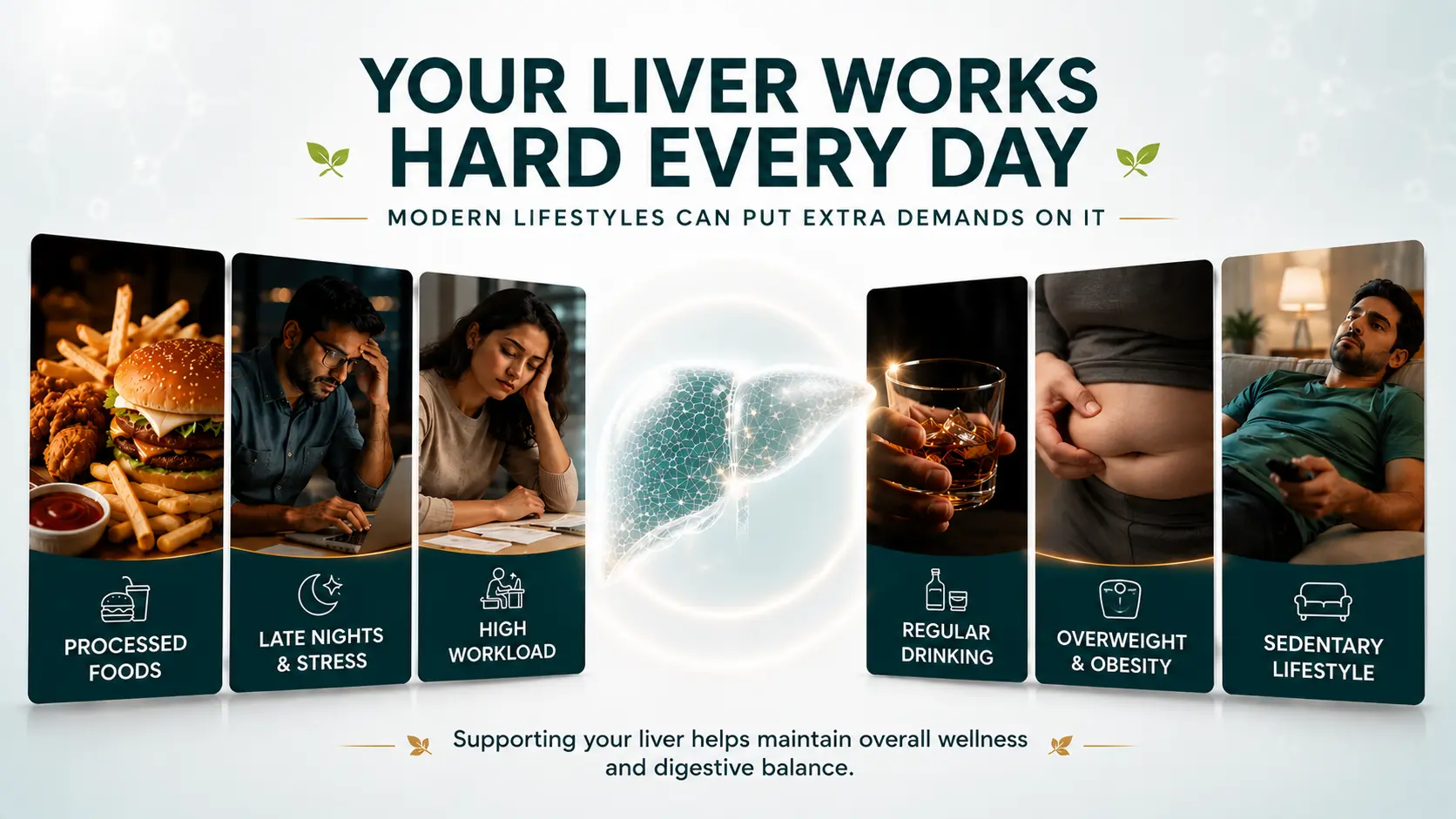 Daily liver health challenges