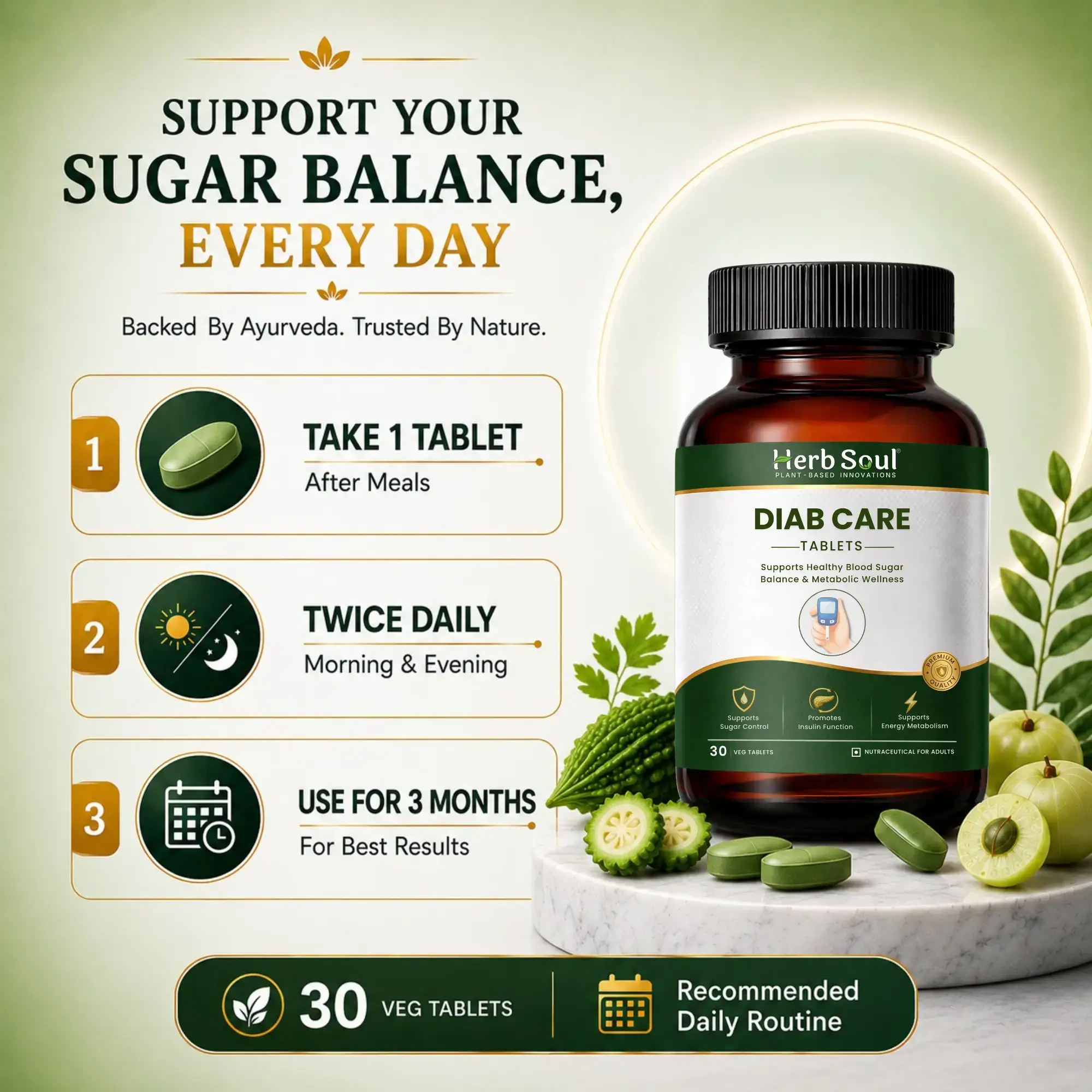 Diab Care Tablet Dosage