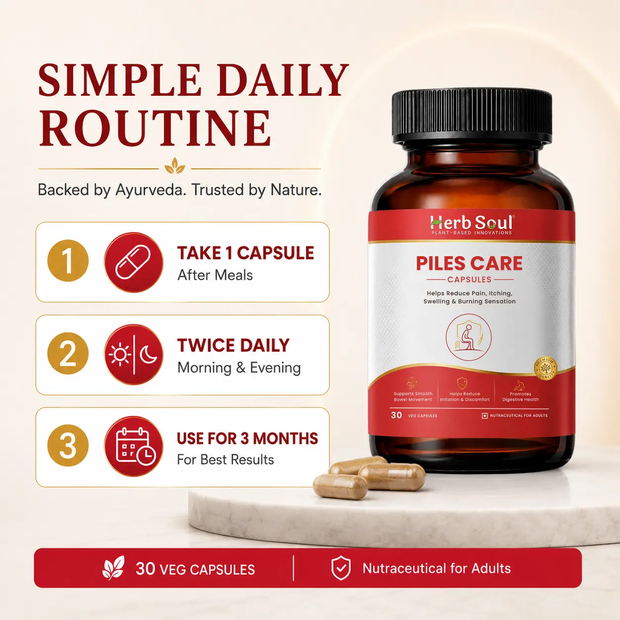 How to Use Piles Care Capsules